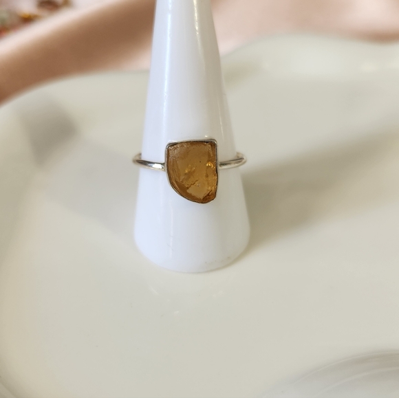 Sterling Silver Citrine Ring